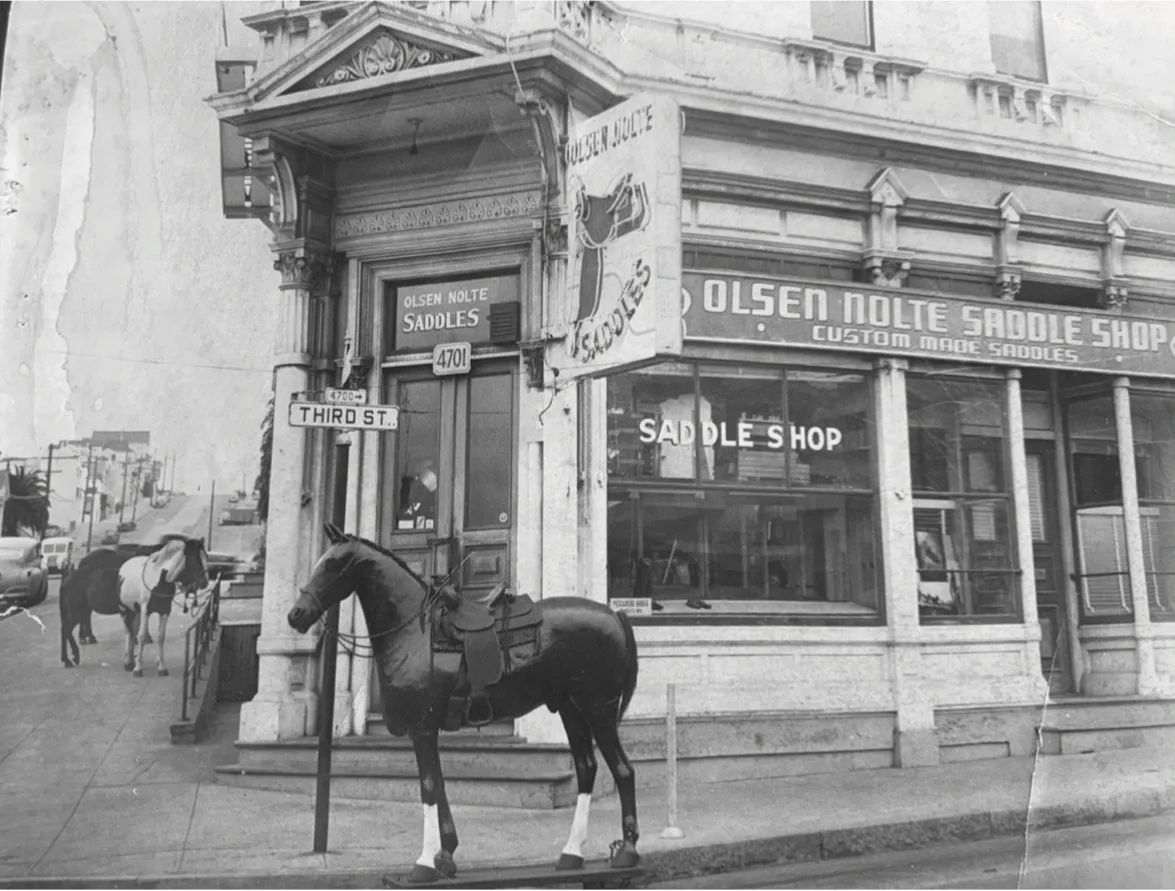 Historic Olsen Nolte storefront in San Francisco